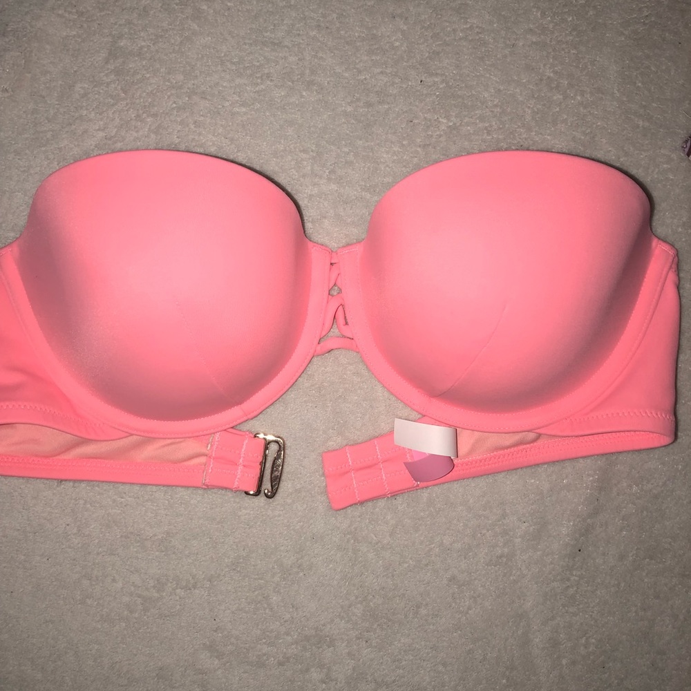 Victoria’s Secret strapless bikini top,
